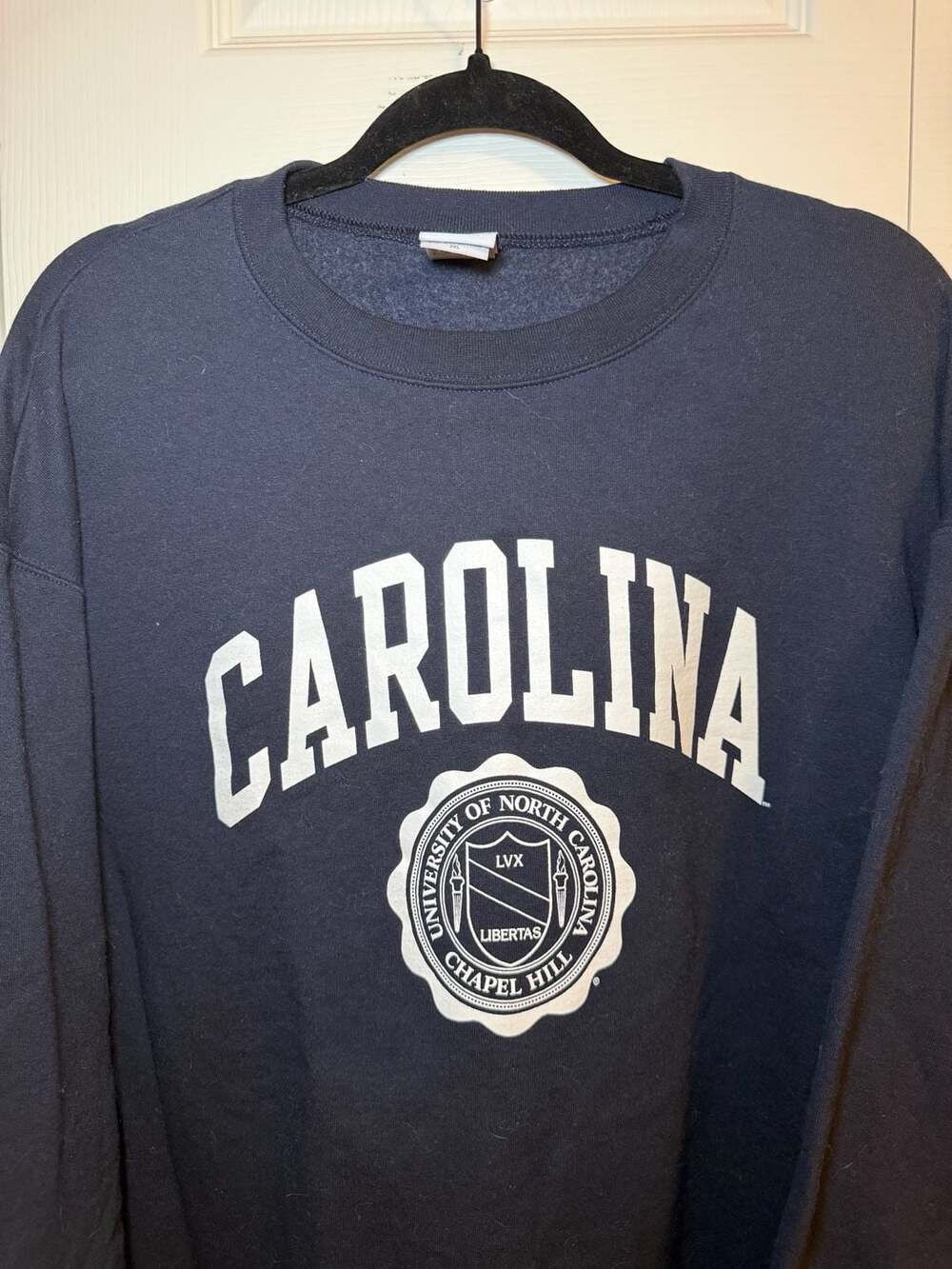 Champion University of North Carolina Chapel Hill Navy Crewneck Sweatshirt 2XL